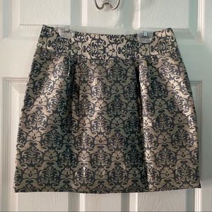EUC Urban Outfitters jacquered pencil mini skirt
